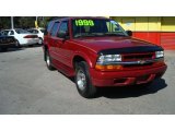2002 Dark Cherry Red Metallic Chevrolet Blazer LS #73934761