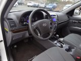 2010 Hyundai Santa Fe GLS 4WD Gray Interior