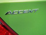 2013 Hyundai Accent GS 5 Door Marks and Logos