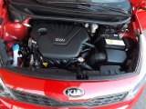 2013 Kia Rio LX 5-Door 1.6 Liter GDI DOHC 16-Valve CVVT 4 Cylinder Engine