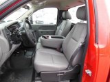 2013 Chevrolet Silverado 3500HD WT Regular Cab 4x4 Plow Truck Dark Titanium Interior