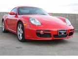 2007 Guards Red Porsche Cayman S #73989655