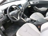 2012 Hyundai Veloster  Gray Interior
