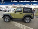 2013 Commando Green Jeep Wrangler Rubicon 4x4 #73989156