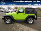 2013 Gecko Green Jeep Wrangler Sport 4x4 #73989152