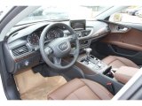 2013 Audi A7 3.0T quattro Prestige Nougat Brown Interior