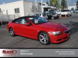 2010 Imola Red BMW 6 Series 650i Convertible #73989244