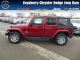 2012 Deep Cherry Red Crystal Pearl Jeep Wrangler Unlimited Sahara 4x4 #73989134