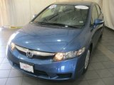 Atomic Blue Metallic Honda Civic in 2011