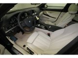 2013 BMW 6 Series 650i Gran Coupe Ivory White Interior