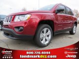 2013 Deep Cherry Red Crystal Pearl Jeep Compass Latitude #74039559