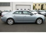 Glacier Silver Metallic Saab 9-5 in 2011