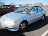 2003 Opal Silver Blue Metallic Honda Civic Hybrid Sedan #74039923