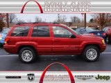 2004 Inferno Red Pearl Jeep Grand Cherokee Limited 4x4 #74039349
