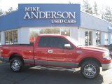 2006 Bright Red Ford F150 XLT SuperCab 4x4 #74096091