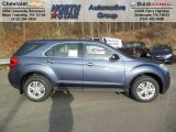 2013 Atlantis Blue Metallic Chevrolet Equinox LS AWD #74095486