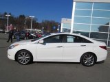 Shimmering White Hyundai Sonata in 2011