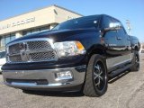 2011 Brilliant Black Crystal Pearl Dodge Ram 1500 Laramie Crew Cab 4x4 #74095318