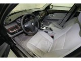 2010 BMW 5 Series 528i Sedan Gray Interior