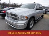 2010 Bright Silver Metallic Dodge Ram 1500 Big Horn Crew Cab 4x4 #74095807