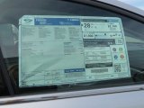 2013 Ford Fusion SE 1.6 EcoBoost Window Sticker