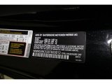 2013 Cooper Color Code for Midnight Black Metallic - Color Code: A94