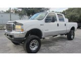 2002 Ford F250 Super Duty Lariat Crew Cab 4x4 Front 3/4 View