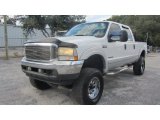 2002 Ford F250 Super Duty Lariat Crew Cab 4x4 Front 3/4 View