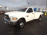 2012 Bright White Dodge Ram 3500 HD SLT Regular Cab 4x4 Dually #74157224