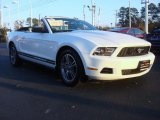 2010 Performance White Ford Mustang V6 Premium Convertible #74157492