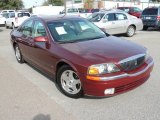 Autumn Red Metallic Lincoln LS in 2001