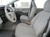 2013 Toyota Sienna V6 Light Gray Interior