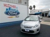 2013 Ingot Silver Ford Fiesta S Sedan #74156875