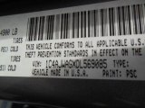 2013 Wrangler Color Code for Billet Silver Metallic - Color Code: PSC