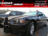 2011 Pitch Black Dodge Charger Police #74217664