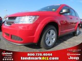 2013 Bright Red Dodge Journey American Value Package #74217655