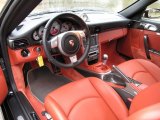 2007 Porsche 911 Turbo Coupe Black/Terracotta Interior