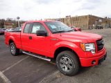 2013 Race Red Ford F150 XLT SuperCab 4x4 #74217616