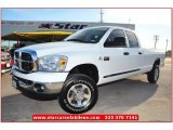 Bright White Dodge Ram 2500 in 2007