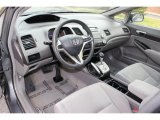 2010 Honda Civic LX Sedan Gray Interior