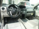 2013 Honda Pilot LX 4WD Gray Interior