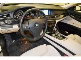 2011 BMW 7 Series 750Li Sedan Oyster/Black Interior