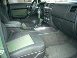 2006 Hummer H3  Ebony Black/Shadow Green Interior