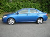 2009 Blue Streak Metallic Toyota Corolla LE #7396335