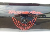 2002 Pontiac Firebird Trans Am WS-6 Convertible Marks and Logos