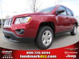 2013 Deep Cherry Red Crystal Pearl Jeep Compass Sport #74256222