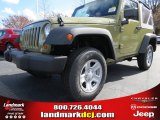 2013 Commando Green Jeep Wrangler Sport 4x4 #74256217