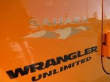 2013 Jeep Wrangler Unlimited Sahara 4x4 Marks and Logos