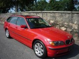 2005 Electric Red BMW 3 Series 325i Wagon #734125