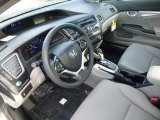 2013 Honda Civic EX Sedan Gray Interior